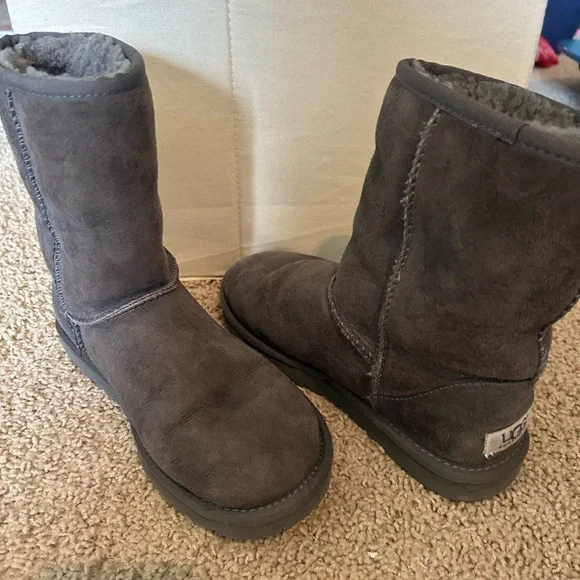 UGG | Shoes | Ugg Charcoal Shearling Boots | Poshmark display picture 1
